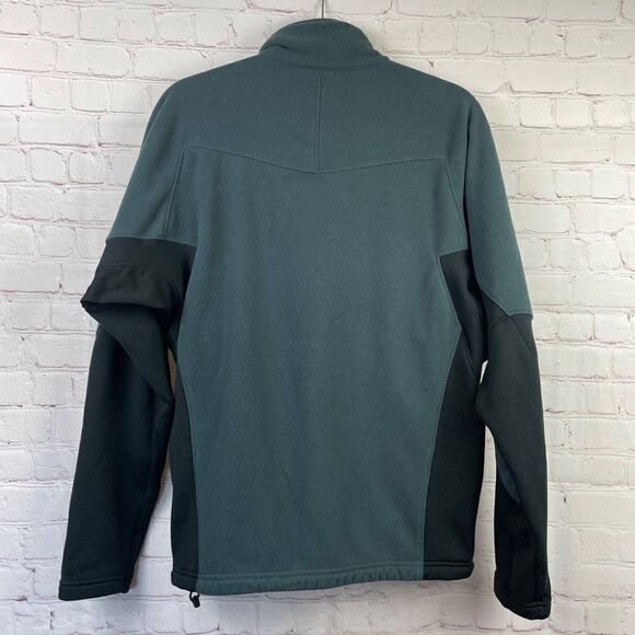 REI Gray and Black full zip long sleeve fleece jacket.  Men's size Medium - Picture 6 of 8